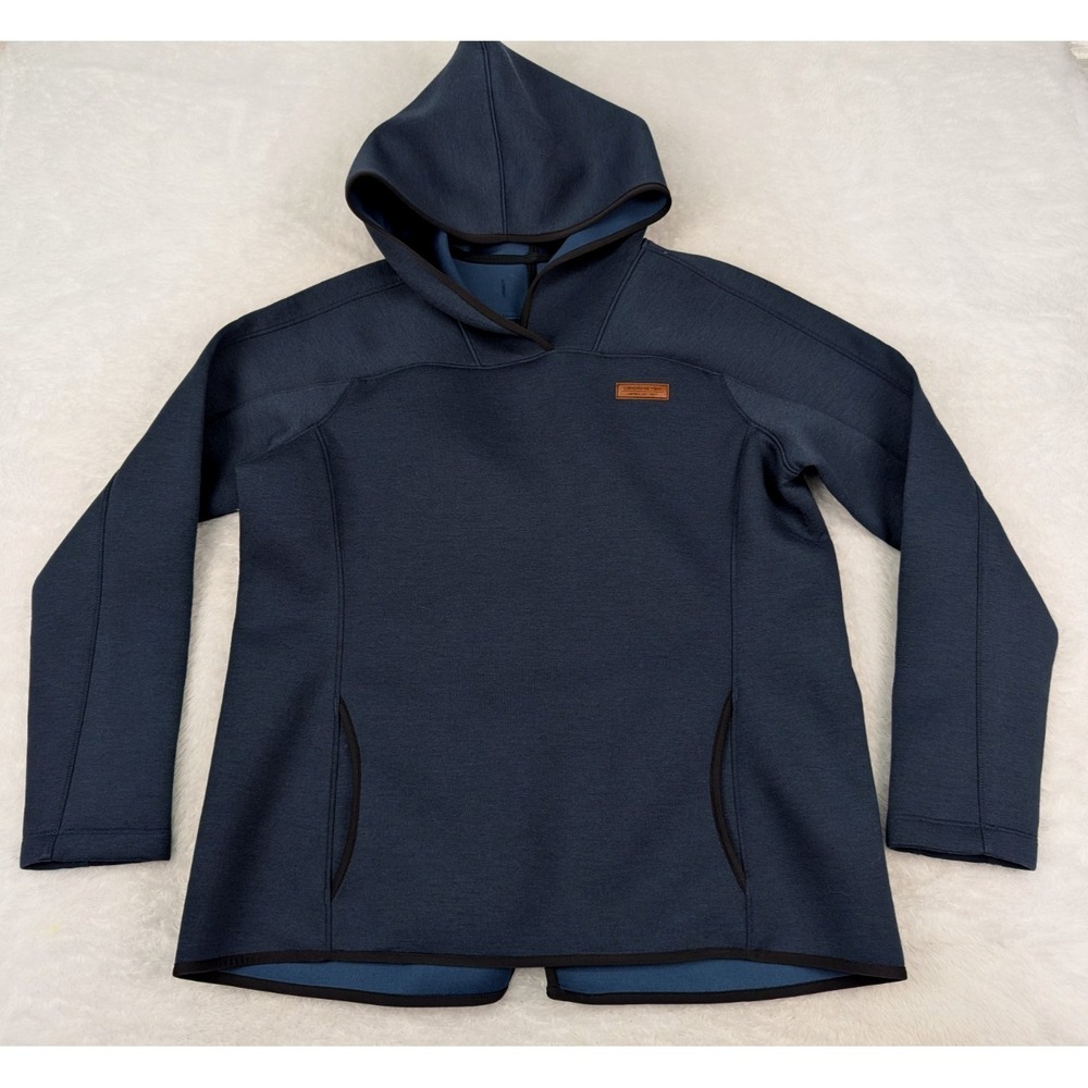 Obermeyer Lila Hoodie Women's XL Blue Poly Blend Pullover Softshell